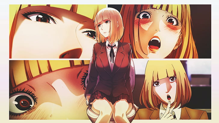 Anime Prison School Meiko Sweat, anime girls, prison school Free HD Wallpaper