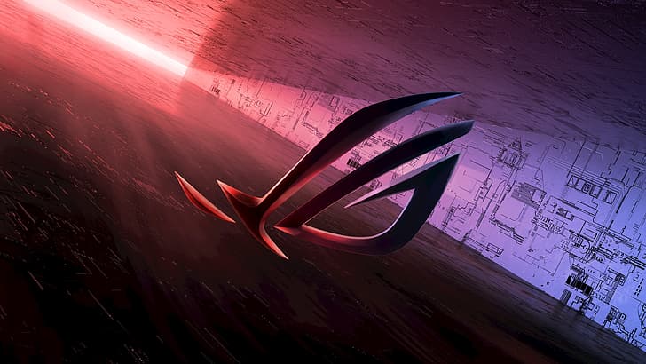 Asus ROG Logo Small Size, amd, asus, pc gaming, republic of gamers Free HD Wallpaper