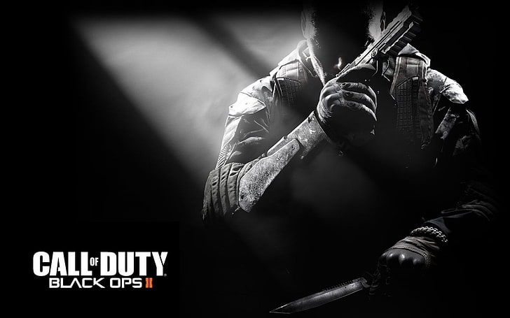 Call of Duty Black, weapon, text, working, communication Free HD Wallpaper