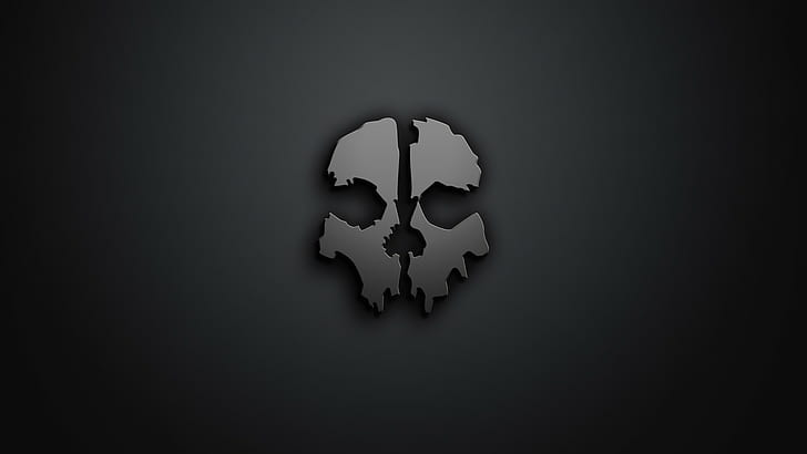 Call of Duty Ghosts Tattoo, call of duty, skull, gray background, call of duty ghosts Free HD Wallpaper