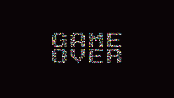 Cool Gaming PC, game over, capital letter, arts culture and entertainment, domestic room