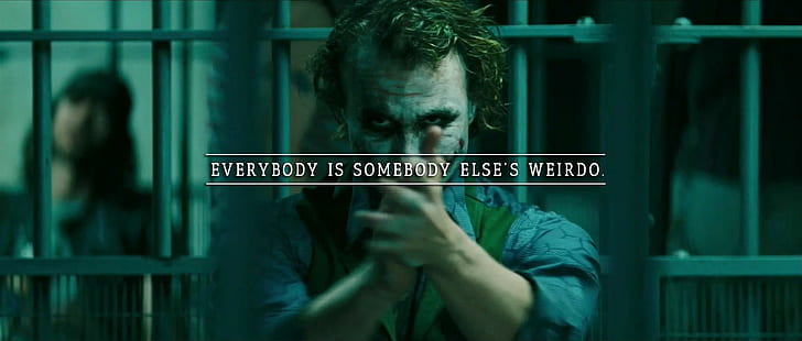 Crazy Joker Quotes, adult, dark, human representation, focus on foreground Free HD Wallpaper