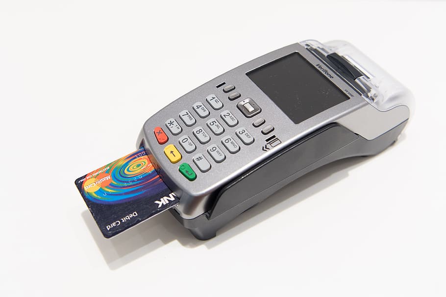 Credit Card Terminal Software, technology, transaction, calculator, no people Free HD Wallpaper