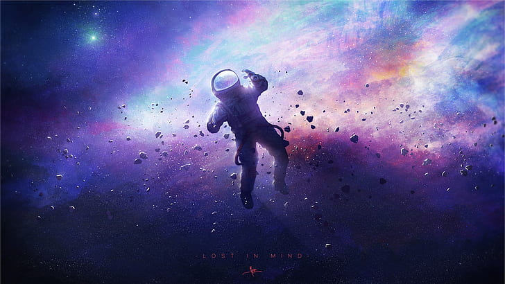 Dead Astronaut Art, lost in mind, characters, paul boy, space Free HD Wallpaper