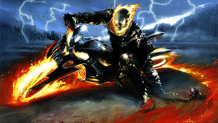 Ghost Rider Knight, art and craft, smoke  physical structure, monster  fictional character, arts culture and entertainment Free HD Wallpaper