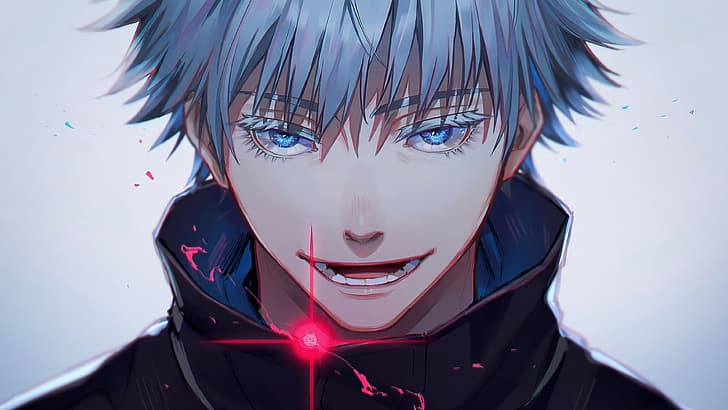 Gojo Satoru FanArt, jujutsu kaisen, satoru gojo, anime boys, Satoru Gojo Free HD Wallpaper