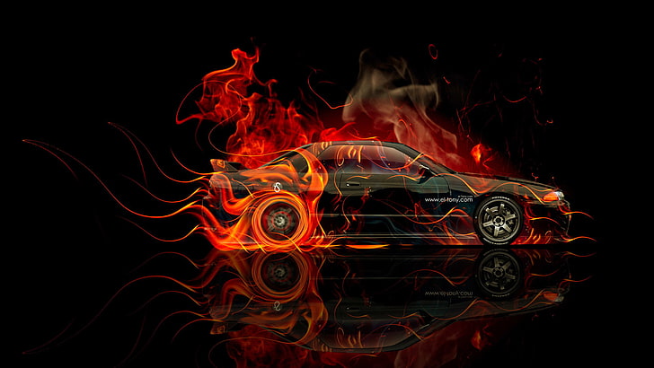 GTR Sound, no people, machine, art, photoshop Free HD Wallpaper