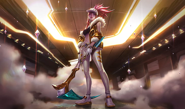 LOL kDa Skins, league of legends, kda, summoners rift, standing Free HD Wallpaper