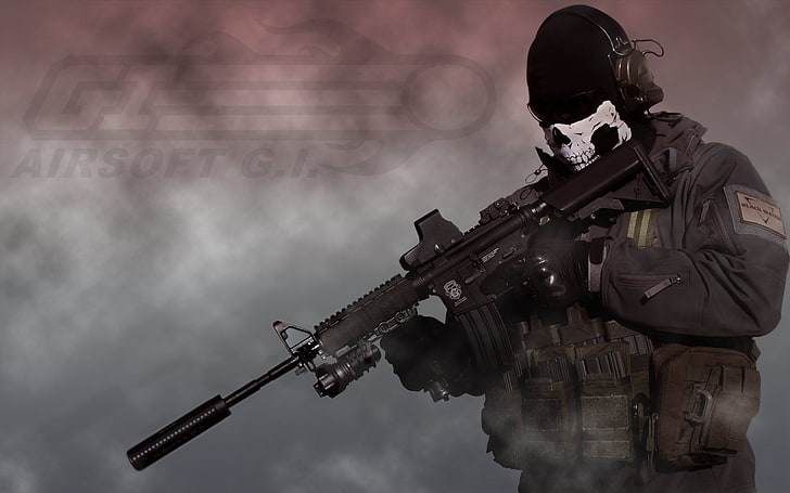 M4A1 Icon, art, airsoft, call of duty, duty