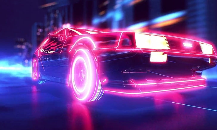 Neon Cars Live, luxury, car, no people, speed Free HD Wallpaper