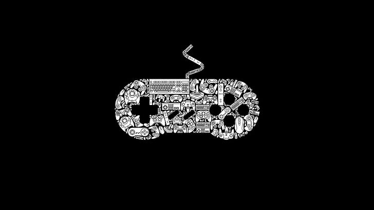 NES Controller Repair, controller, nintendo, snes, black Free HD Wallpaper