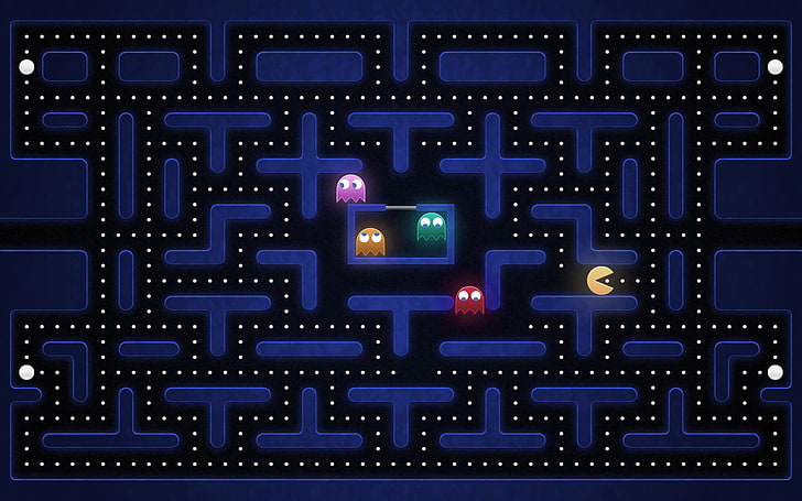 Pac-Man and the Ghostly Adventures, illuminated, wireless technology, pac, computer key Free HD Wallpaper