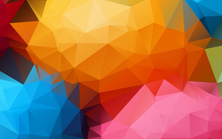 Pics of Polygons, sparse, diamond shaped, purple, vector Free HD Wallpaper