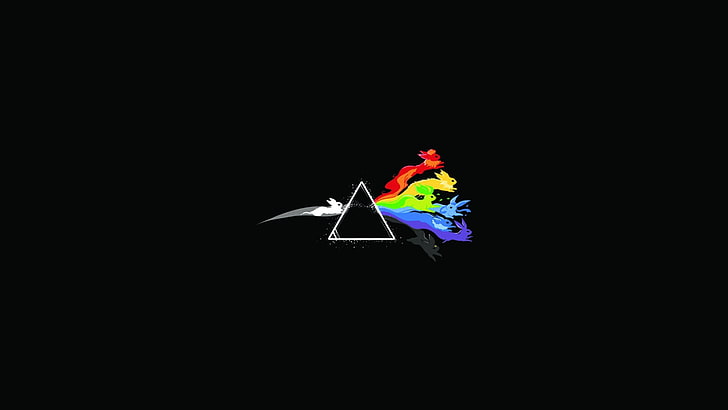 Pink Floyd Dark Side of the Moon Artwork, animal wildlife, indoors, fish, one animal