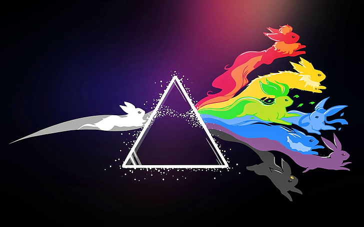 Pink Floyd Pokemon, umbrion, studio shot, arts culture and entertainment, indoors Free HD Wallpaper