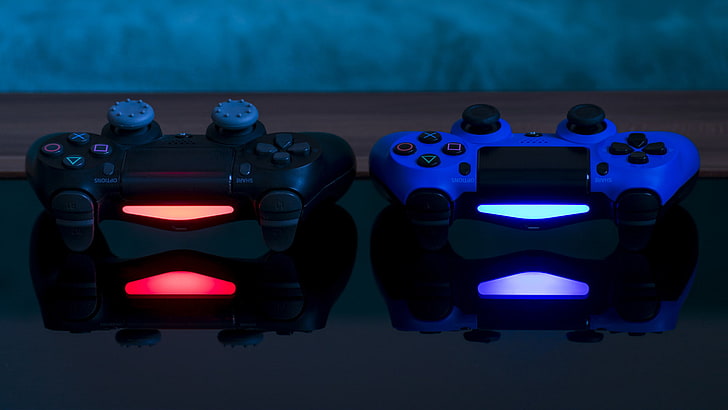 PS4 Controller Battery, relaxation, still life, in a row, dualshock 4 Free HD Wallpaper