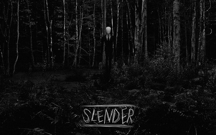 Slender Man Proof, slender, man, creepy, forest Free HD Wallpaper