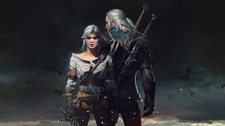 Witcher 3 Endings, hell, togetherness, fire  natural phenomenon, standing Free HD Wallpaper