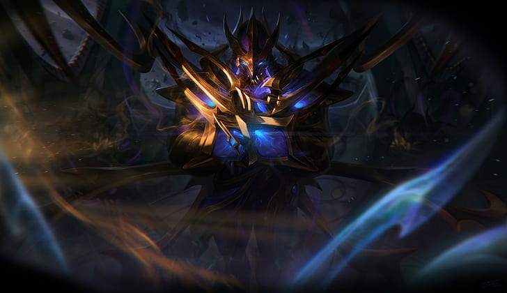 Zed Galaxy Skin, slayer, zed league of legends, pc gaming, zed Free HD Wallpaper