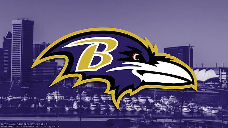 Baltimore Ravens Mascot, nfl, logo, baltimore ravens, football Free HD Wallpaper