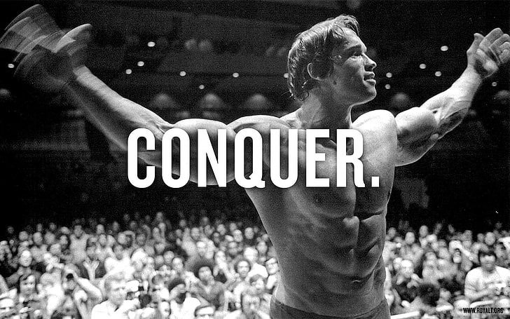 Bodybuilding Quotes, arnold, human arm, stage, bodybuilding Free HD Wallpaper