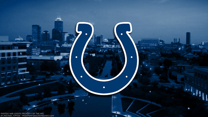 Colts Football Logo, football, indianapolis colts, emblem, logo Free HD Wallpaper