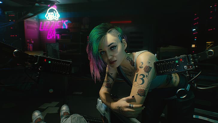 Cyberpunk Judy Romance, cyberpunk, cd projekt red, judy alvarez, cyberpunk 2077