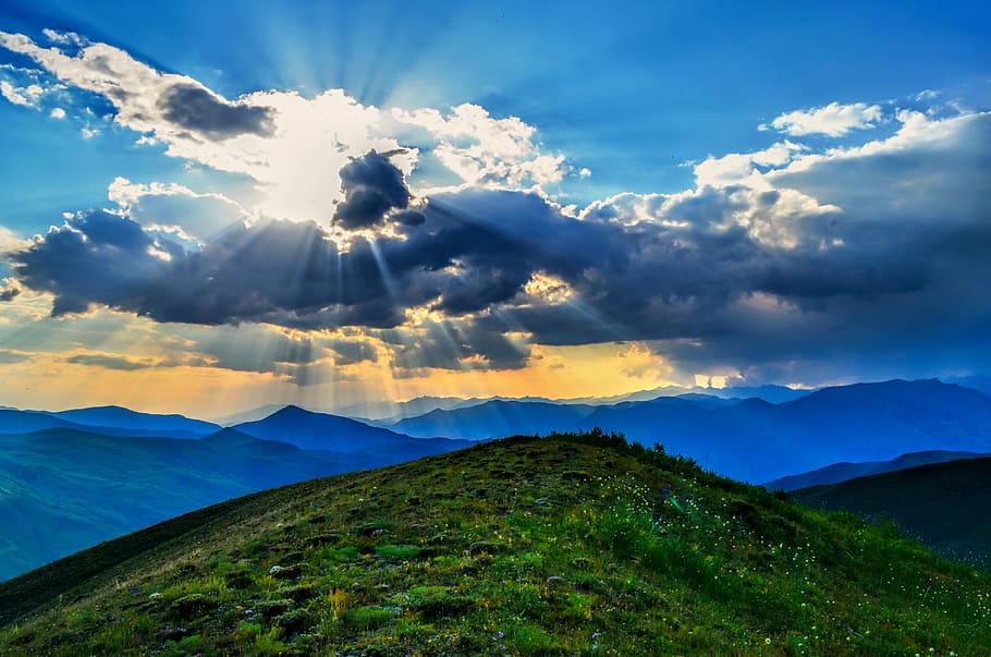 Divine Presence, photography, behind the clouds, beauty in nature, plant