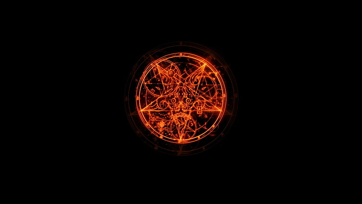 Doom 64, pattern, electricity, flame, circle Free HD Wallpaper