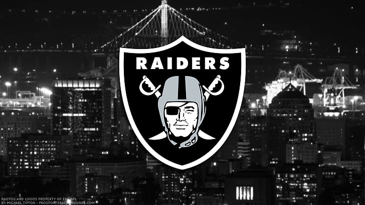 emblem, football, oakland raiders, logo Free HD Wallpaper