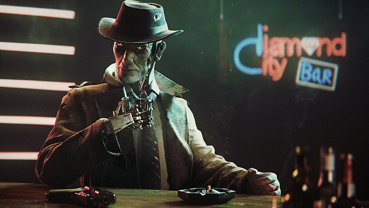 Fallout 2 Art, fallout 4, fallout, nick valentine Free HD Wallpaper