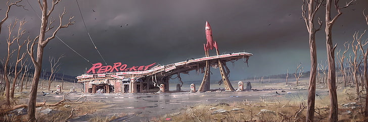 Fallout 4, fallout 4, concept art, fallout Free HD Wallpaper