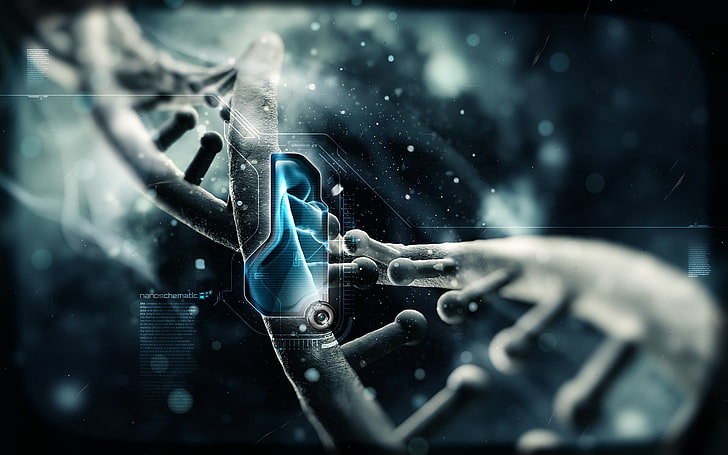 Gene Technology, internet, selective focus, day, auto post production filter Free HD Wallpaper