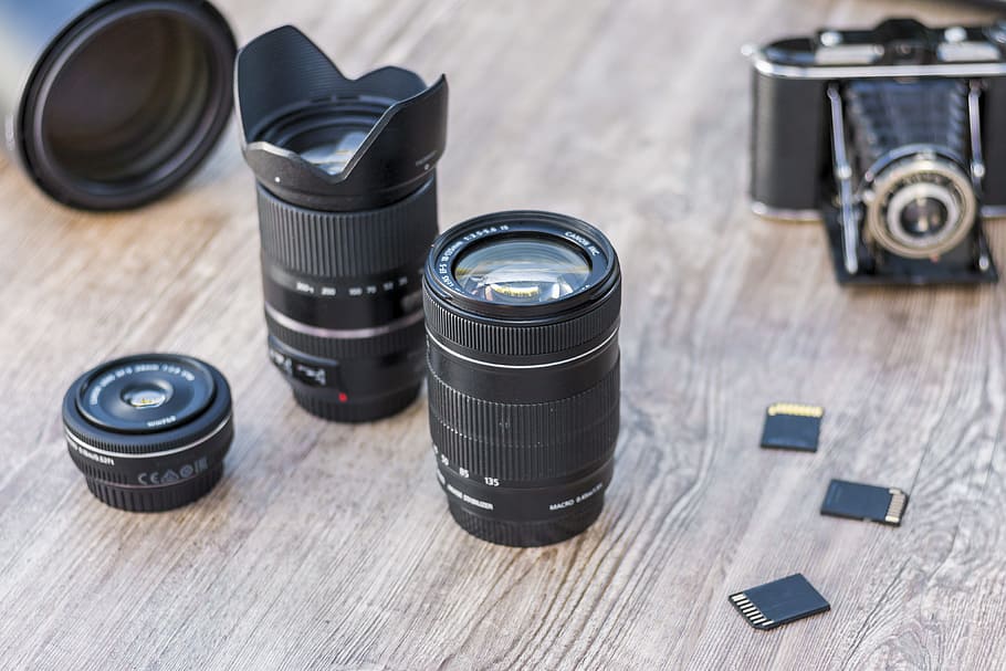 hobby, group of objects, tripod, wood  material