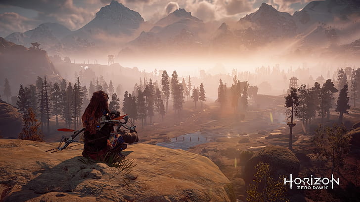 Horizon Zero Dawn HD, isolation, aloy horizon zero dawn, landscape, horizon zero dawn Free HD Wallpaper