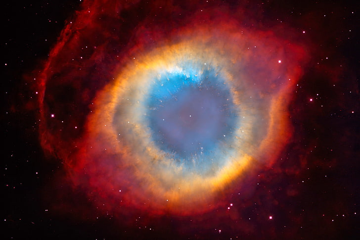 Hubble Telescope Eye of God, star  space, satellite view, nebula, space Free HD Wallpaper