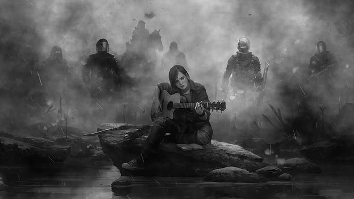 Last of Us Part 2, bow, the last of us 2, the last of us, guitar Free HD Wallpaper