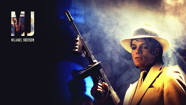 Michael Jackson Gun, jackson, string instrument, musician, playing