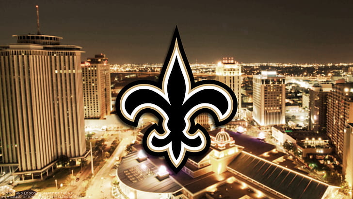 new orleans saints, nfl, emblem, football