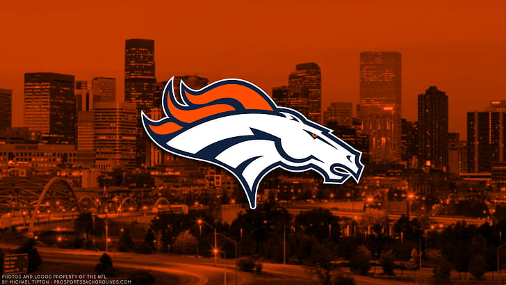 NFL Broncos Logo, logo, nfl, denver broncos, football Free HD Wallpaper