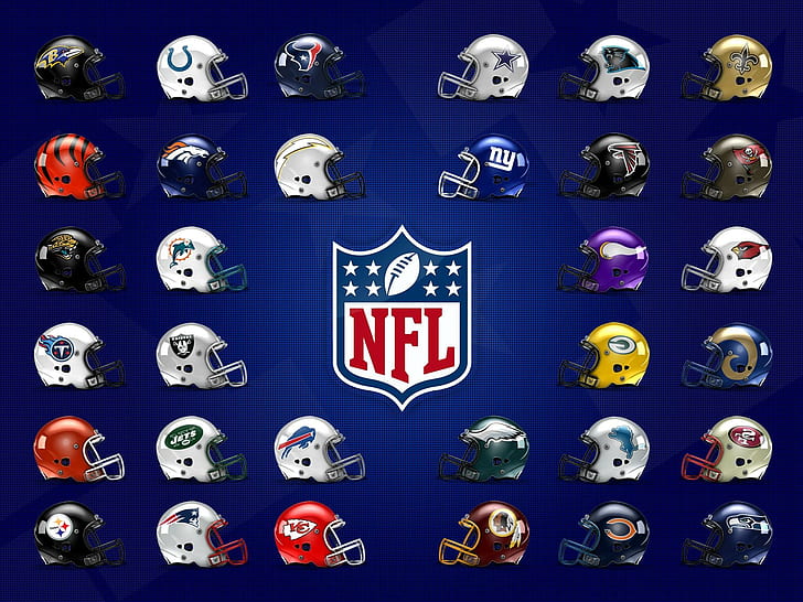 Old NFL Helmet Logos, nflhelmets, nfllogos, nflteams, nfl Free HD Wallpaper