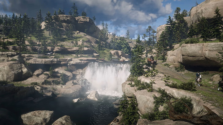 Red Dead Redemption 2, environment, beauty in nature, flowing, architecture Free HD Wallpaper