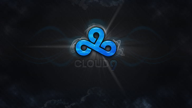 Royal Blue and Black, counterstrike global offensive, cloud9, league of legends, counterstrike Free HD Wallpaper