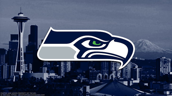 Seattle Seahawks Logo, nfl, emblem, logo, football Free HD Wallpaper