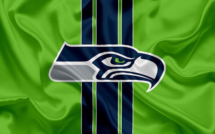 Seattle Seahawks Logo, nfl, seattle seahawks, football, logo Free HD Wallpaper