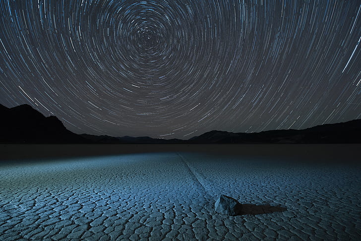 Star Wars Death Valley, remote, rocks, dry lakebed, california  sunrise