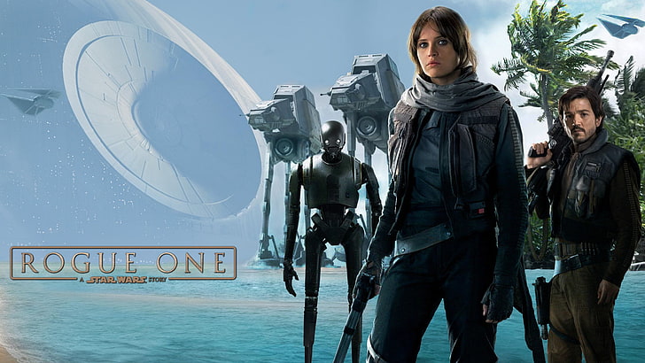 Star Wars Rogue One Characters Names, communication, sky, star, females Free HD Wallpaper