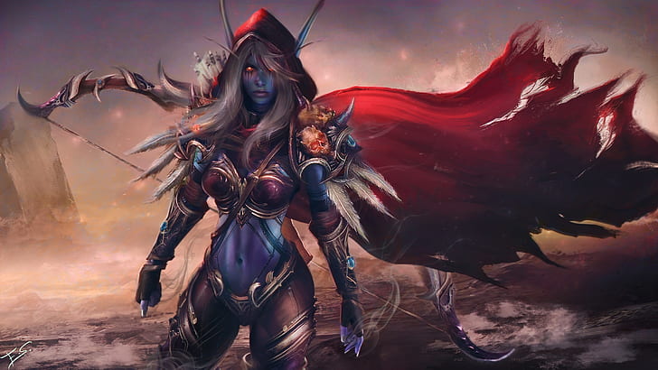 Sylvanas Windrunner Dancing, sylvanas windrunner, warcraft, world of warcraft, archer Free HD Wallpaper