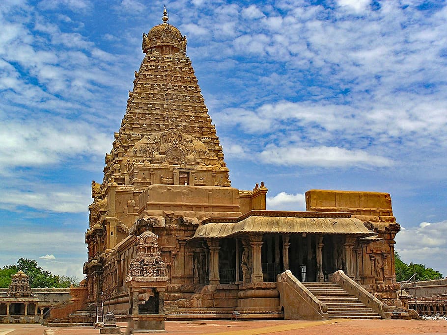 Thanjavur Periya Kovil, unesco, religion, shiva, outdoors Free HD Wallpaper