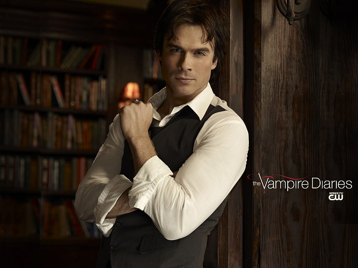 Vampire Diaries Sequel, beautiful people, standing, thinking, one man only Free HD Wallpaper